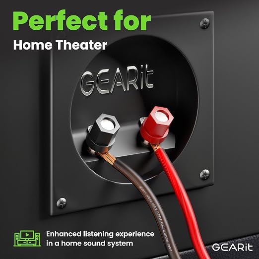 14 Gauge Car Speaker Wire, GearIT Pro Series Copper Clad Aluminum CCA 14 AWG - Image 3