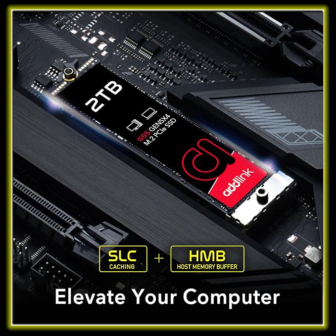 Addlink G55 2TB PCIe 5.0 Gen5 NVMe M.2 SSD- Up to 10, 300 MB/s - Image 4