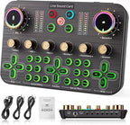 Facmogu K600 Gaming Audio Mixer, Streaming Audio Mixer - Image 8
