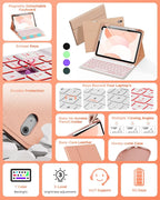 Folio Keyboard Case for iPad 10th Gen 10.9 inch and iPad 11th, Magnetic - Image 3