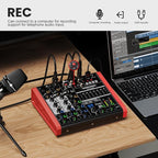 4 Channel Audio Interface DJ Mixer - Image 6