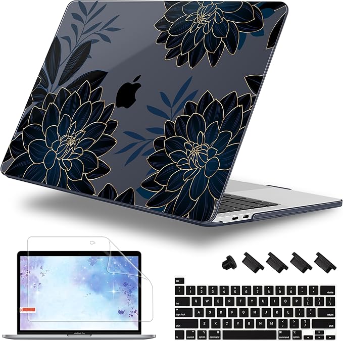 Case for MacBook Pro 13 inch with/Without Touch Bar, Hard Shell + Keyboard by WelcomeViseNewitems