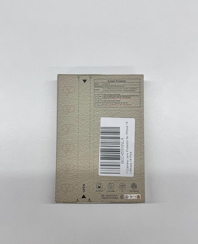 Uyiton Compatible with iPhone 16 / iPhone 16 Plus Camera Lens Protector - Image 8
