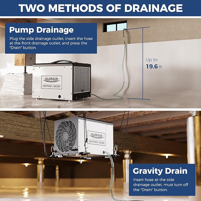 ALORAIR Crawl Space/Basement Dehumidifier 70 Pint - Image 5