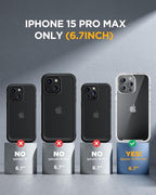 Miracase Glass Series for iPhone 15 Pro Max Case 6.7 Inch, Full-Body Drop Proof - Image 6