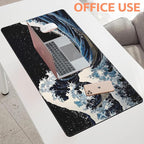 Mouse Pad Large Wave in The Night Sky Non-Slip Game Desk Mat - Image 5