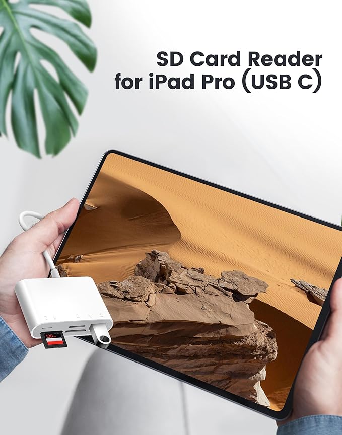 USB C SD Card Reader, USB-C to SD MicroSD XD Picture MS Memory Stick Cards - Image 6
