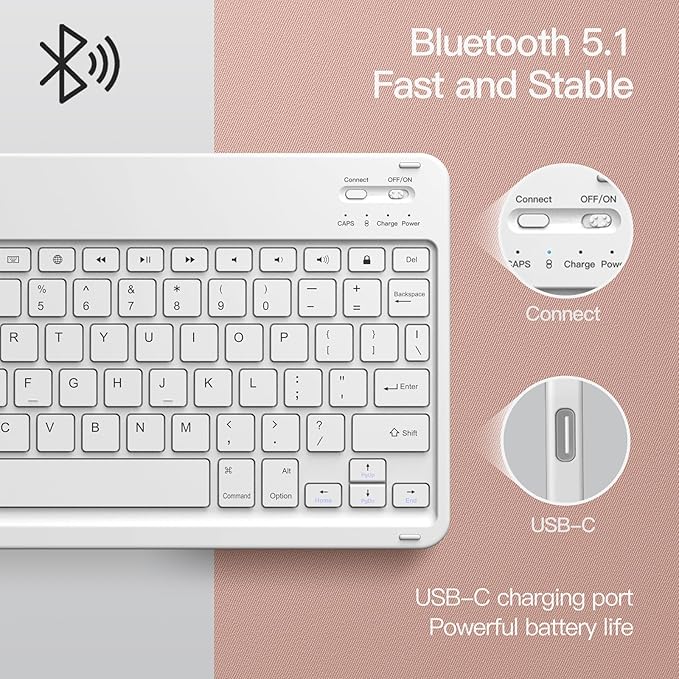 JETech Keyboard Case for iPad 10.2-Inch - Image 3