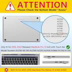 CISSOOK Compatible with MacBook Pro 13 inch Case 2025-2016 Release M2 M1 Chip - Image 2