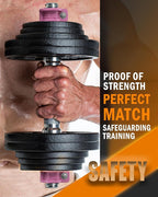 MAXRICH Barbell Clamp 1 inch Multiple Sizes & Adjustable Weight Clips - Image 4