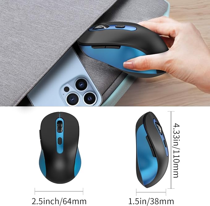 Wireless Mouse for Laptop, Chromebook, Silent Mouse - Image 7