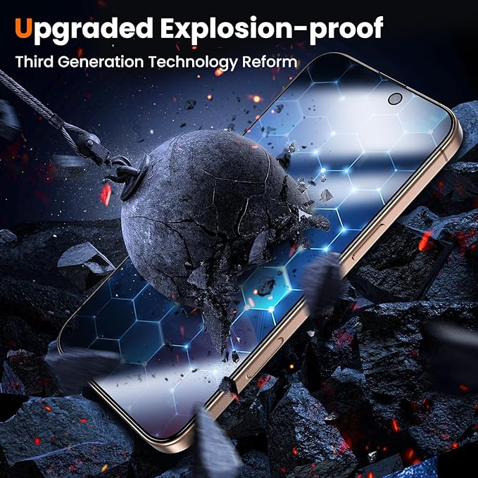 UniqueMe for iPhone 16 Pro Privacy Screen Protector - Image 5