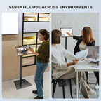 AboveTEK Security iPad Kiosk Floor Stand, Anti-Theft POS Tablet Stands - Image 2
