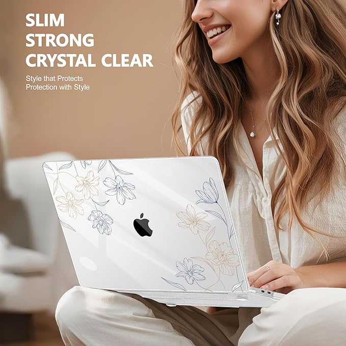 Case for MacBook Pro 13 inch with/Without Touch Bar, Hard Shell + Keyboard - Image 9