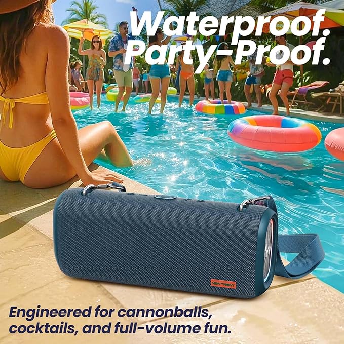 Vibe Pro Outdoor Bluetooth Speaker, 80W Peak Loud Portable Wireless Speaker - Image 5