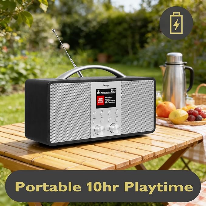 Lemega IR6 Internet Radio with Podcasts & Bluetooth Streaming, FM Stereo Radio - Image 5