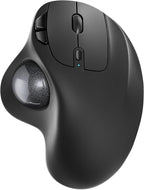 Nulea M501 Wireless Trackball Mouse, Rechargeable Ergonomic, Easy Thumb Control by Nulea