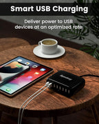 USB Charger Station, SUPERDANNY 8-Port Desktop Charging Station - Image 3