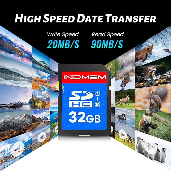 INDMEM SD Card 32GB, High-Speed Secure Digital Cards - Image 6