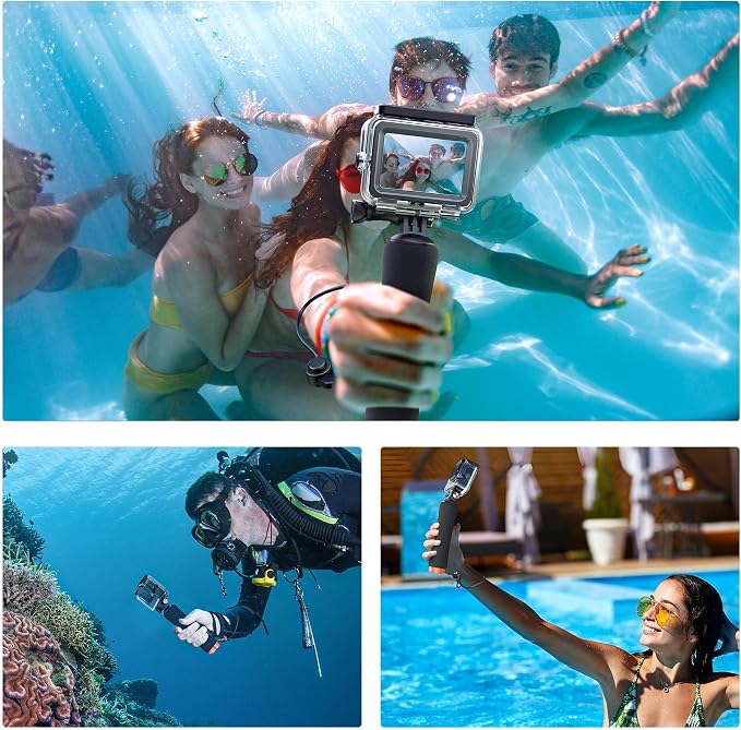 ATUMTEK Floating Hand Grip for GoPro, Waterproof Handle Mount Underwater Hand - Image 5