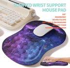 2-in-1 Ergonomic Set, Wave Rise Keyboard Wrist Rest and Massage Bulge Slope - Image 3