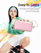 TG90° 2 Pack Slim 10000mAh Power Bank Built-in Foldable AC Wall Plug and Cables - Image 7