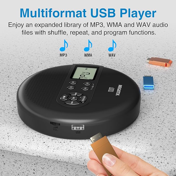 MEGATEK CP27BR Portable CD Player Bluetooth - Image 6