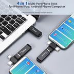 Auto Backup All Devices Photo Stick 128GB Real Capacity, iPhone USB Flash Drive - Image 4