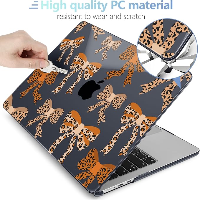 MEEgoodo Case for MacBook Air M4/M3/M2 13.6 inch 2025 2024 2022, Fit Model - Image 4