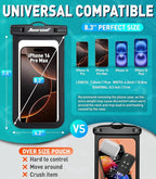Hiearcool Waterproof Phone Pouch, Underwater Phone Cases Compatible - Image 2