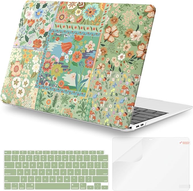 iCasso for MacBook Air 13 inch Case 2020 2019 2018 Release A2337 M1 A2179 A1932 by iCasso