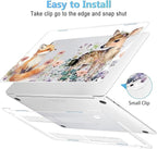Mektron for MacBook Air 13 Case A1466/A1369, Snap-on Plastic Hard Shell Cover - Image 3