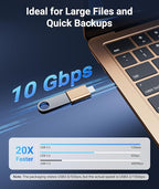Syntech USB C to USB Adapter USB C Male to USB3 Female Adapter Compatible - Image 3