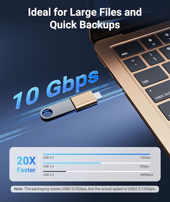 Syntech USB C to USB Adapter USB C Male to USB3 Female Adapter Compatible - Image 3