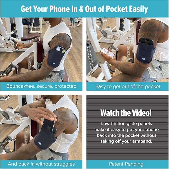 Tune Belt AB93 Cell Phone Armband Case Water Resistant Running Holder - Image 2