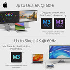 Kensington SD5800T Thunderbolt 4 and USB4 Quad 4K Display Docking Station - Image 6