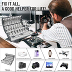 128 in 1 Precision Screwdriver Set, Precision Bit Set, Professional Magnetic - Image 7