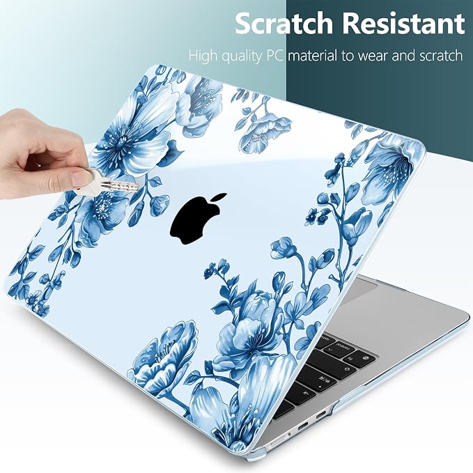 TWOLSKOO Compatible with M4 MacBook Air 13.6 inch Case 2025-2022 Release M4 - Image 4