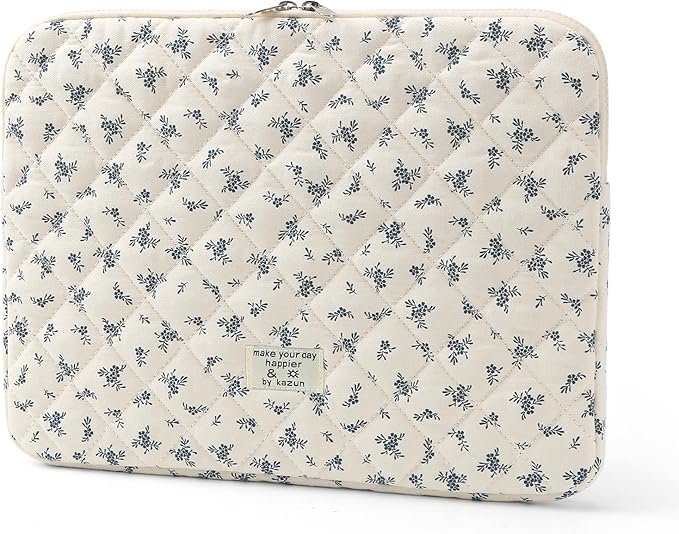 Puffy Laptop Sleeve 13-15.6 Inch Cute Quilted Laptop Protective Case Padded - Image 8