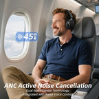 FunHub Active Noise Cancelling Headphones, Wireless Headphones BT 6.0 - Image 2