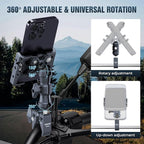 Riding Phone Holder Kit, Include Dual Socket Arm/Handlebar Strong Rod - Image 3