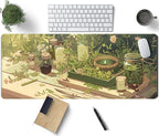 Green Gardener Desk Mat Anime Forest XL Gaming Mouse Pad Plant Lover Desk Pad by TENG+DA+QING