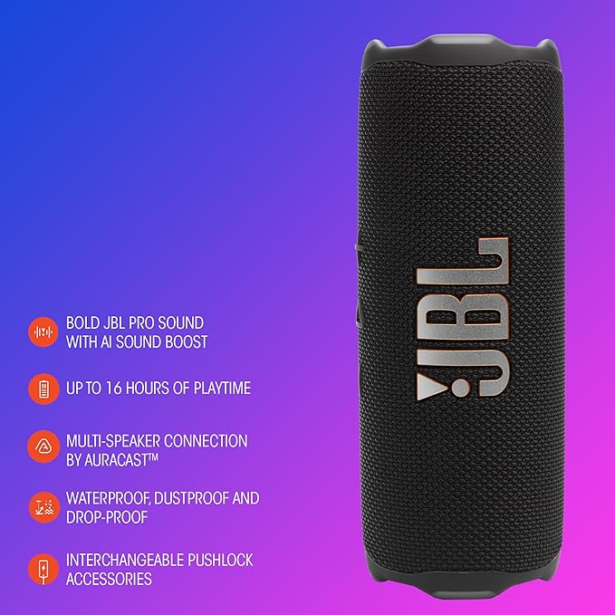 JBL Flip 7 - Portable Waterproof and Drop-Proof Speaker, Bold JBL Pro Sound - Image 9