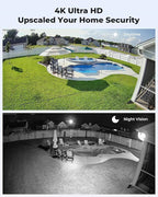 H.VIEW 4K/8.0 Megapixel PoE Outdoor Home Security Camera System Wired Outdoor - Image 2