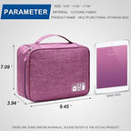 VOCUS Electronics Organizer Travel Cable Organizer Bag - Image 9