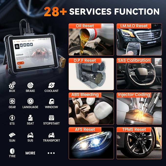 THINKCAR Bidirectional Scan Tool, Thinkscan 672 All System OBD2 Scanner - Image 5