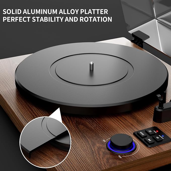 Bluetooth Turntable HiFi System - Image 4