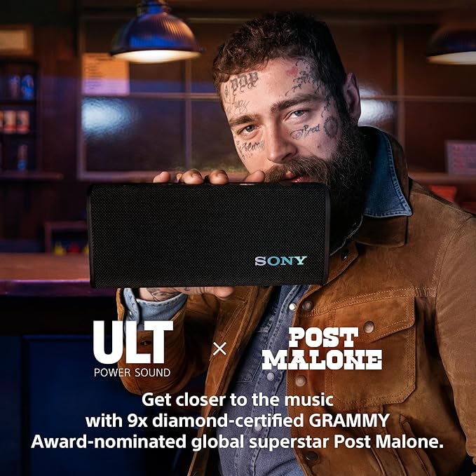 Sony ULT Field 3 Wireless Portable Bluetooth Speaker, IP67 Waterproof, and - Image 2