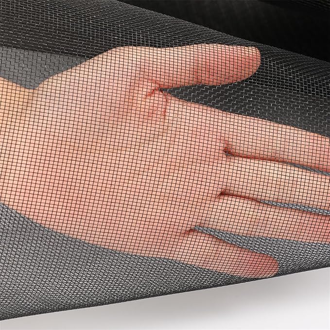 Window Screens Replacement Kit 47"x118" Adjustable Screen Mesh Easy DIY Project - Image 3