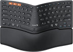 ProtoArc Bluetooth Ergonomic Keyboard, EK04 Mini Compact Wireless Ergo Keyboard by ProtoArc